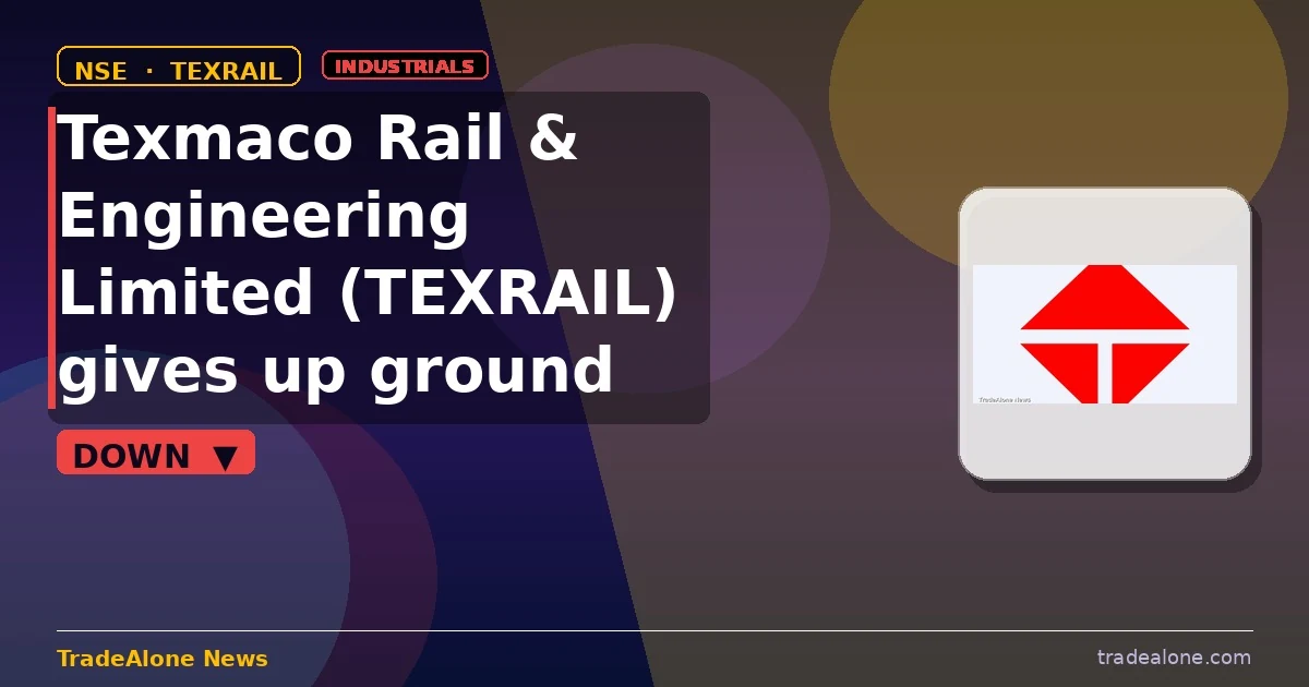 Texmaco Rail & Engineering Limited TEXRAIL pulls back from breakout highs