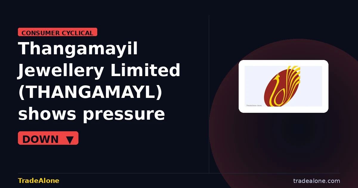 Thangamayil Jewellery Limited THANGAMAYL pulls back from breakout highs