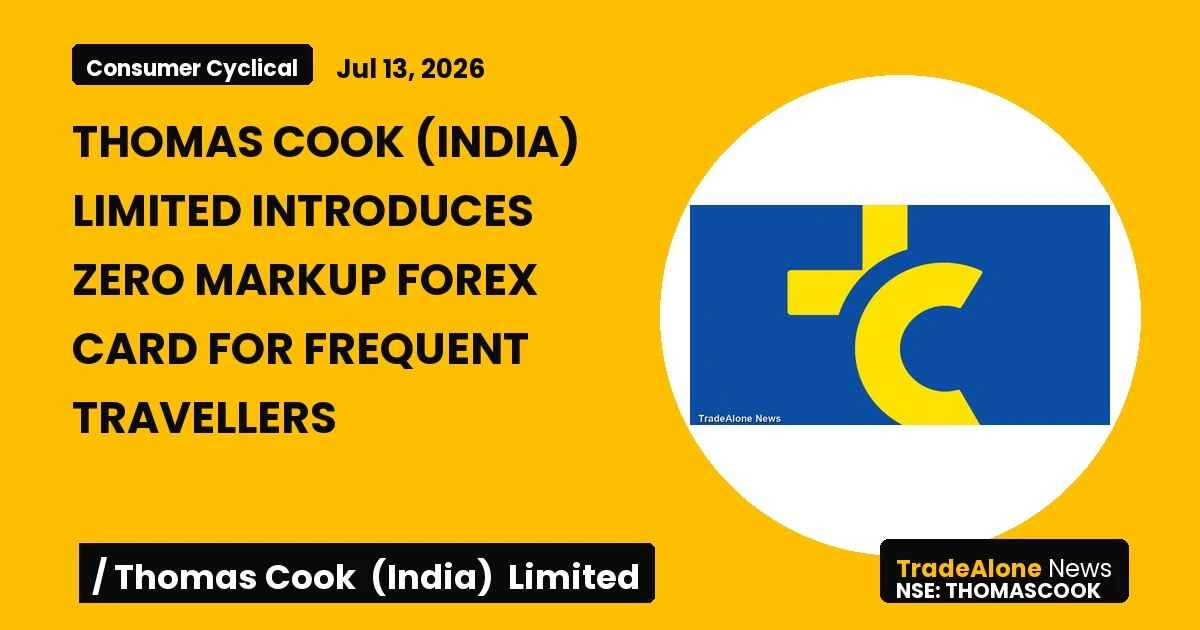 Thomas Cook (india) Limited Thomascook Q3 FY26 Zero Markup Forex Card