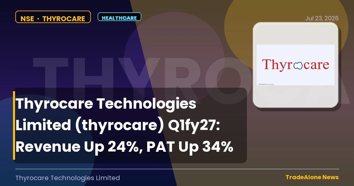 Thyrocare Technologies Limited Thyrocare Q1fy27 Results