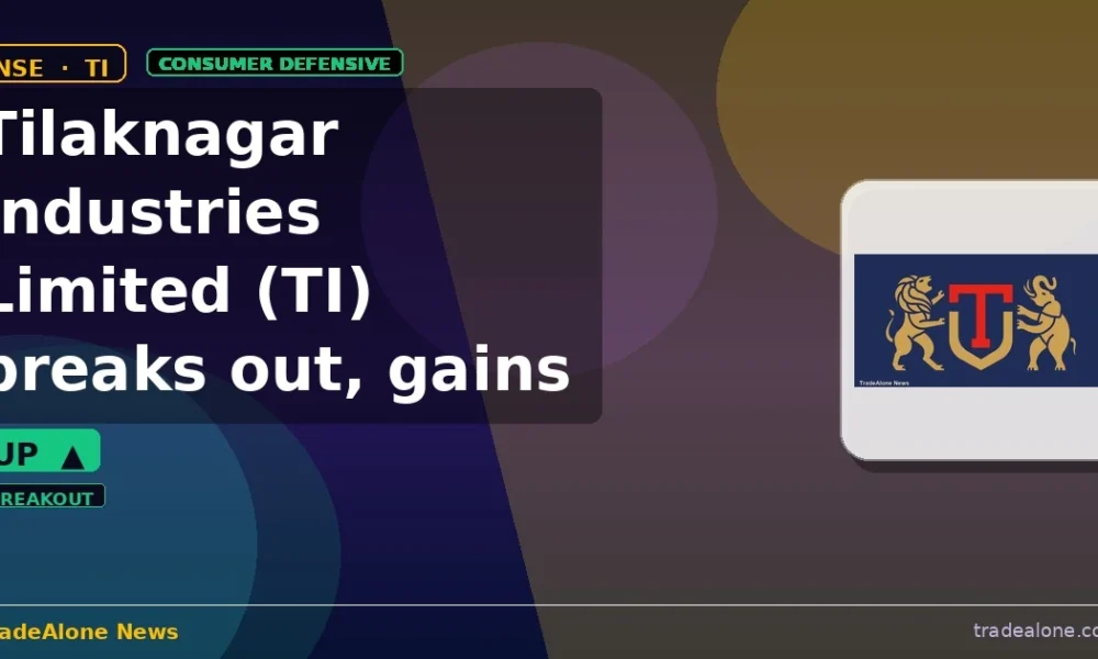 Tilaknagar Industries Limited TI breaks out