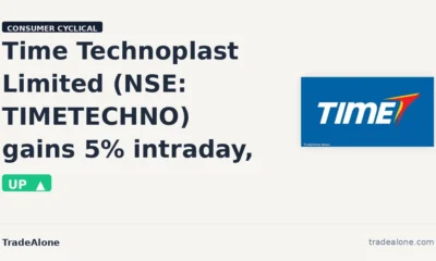 Time Technoplast Limited NSE: TIMETECHNO gains 5% intraday