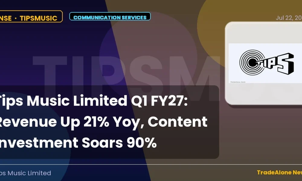 Tips Music Limited Tipsmusic Q1 FY27 Results