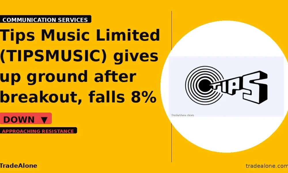 Tips Music Limited TIPSMUSIC pulls back from breakout highs