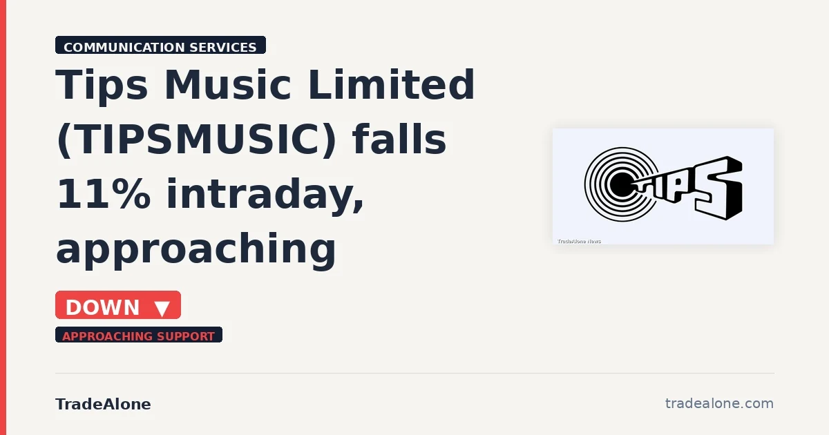 Tips Music Limited TIPSMUSIC approaching support
