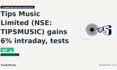 Tips Music Limited NSE: TIPSMUSIC gains 6% intraday