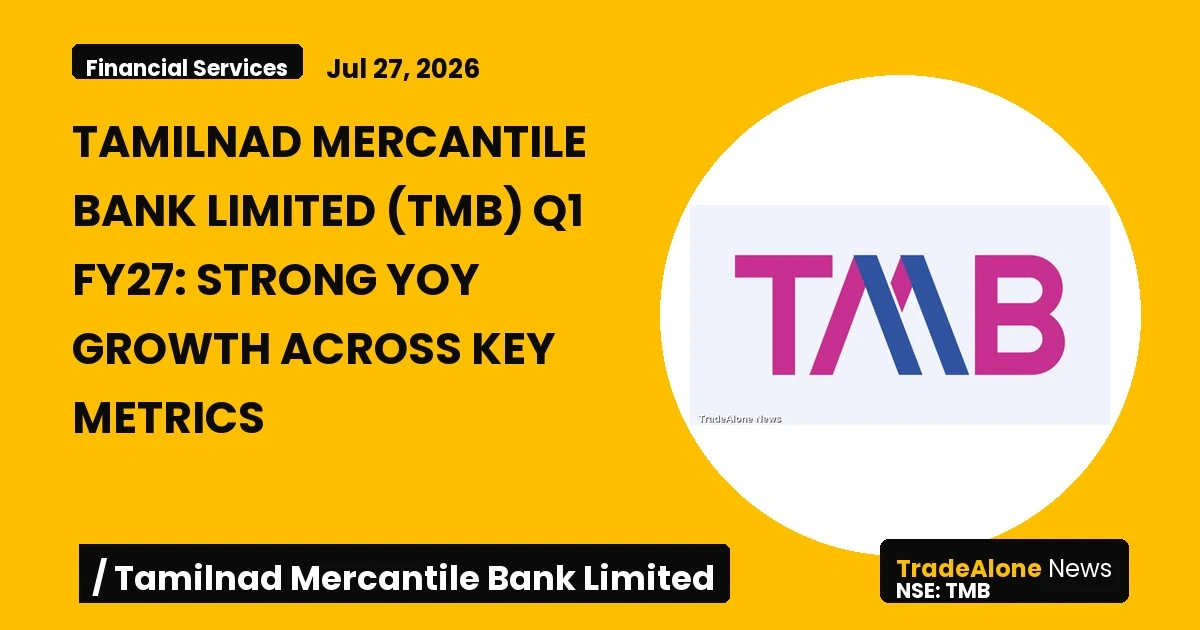Tamilnad Mercantile Bank Limited TMB Q1 FY27 Results