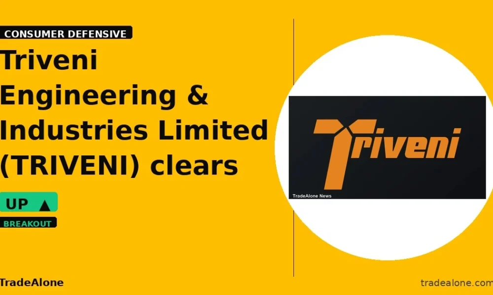 Triveni Engineering & Industries Limited TRIVENI clears resistance