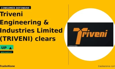 Triveni Engineering & Industries Limited TRIVENI clears resistance