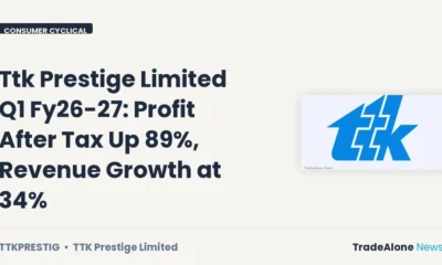 Ttk Prestige Limited Ttkprestig Q1 FY26 Results
