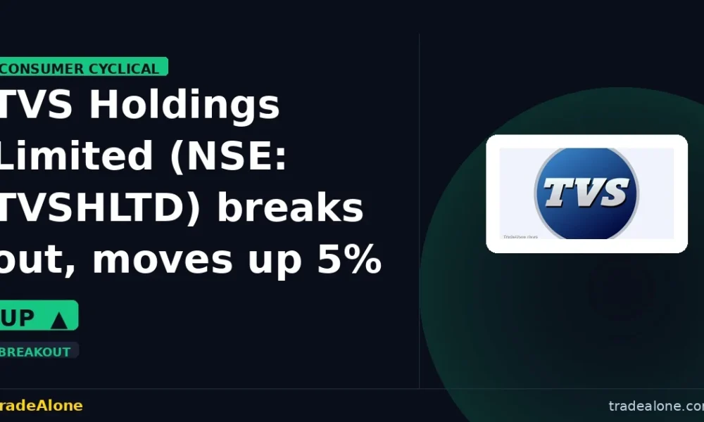 TVS Holdings Limited TVSHLTD breaks out
