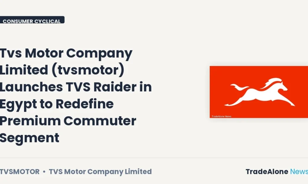 Tvs Motor Company Limited Tvsmotor Launch TVS Raider Egypt