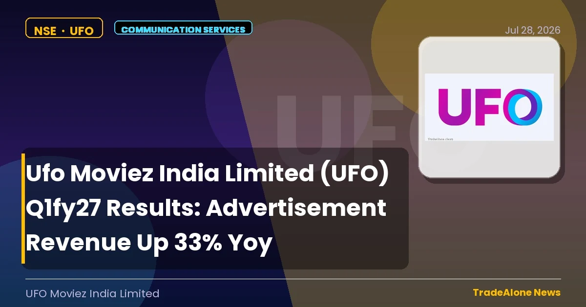 Ufo Moviez India Limited UFO Q1fy27 Results