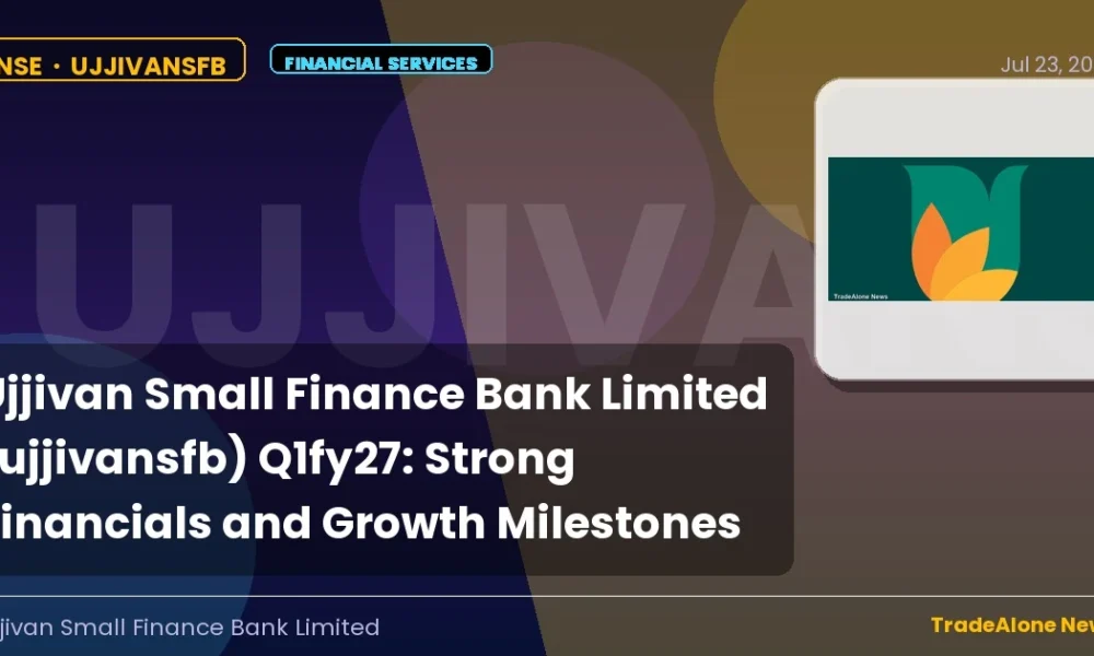 Ujjivan Small Finance Bank Limited Q1fy27 Results