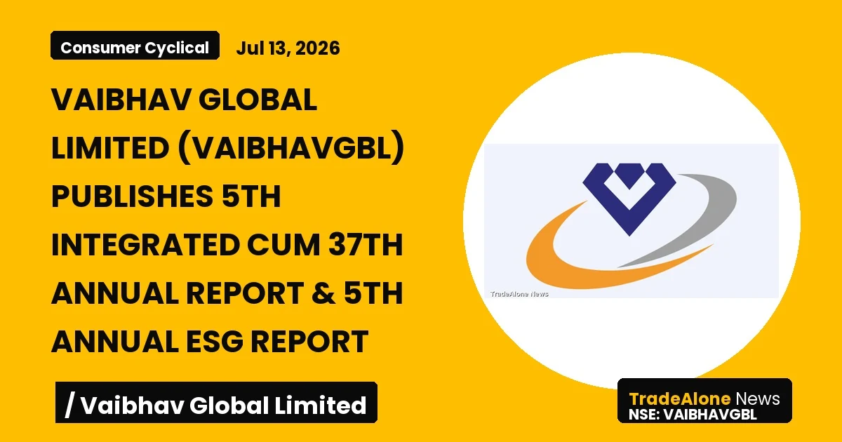 Vaibhav Global Limited Vaibhavgbl Annual Report 2026