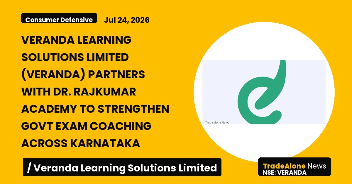 Veranda Learning Solutions Limited Veranda Q3 FY26 Partnership