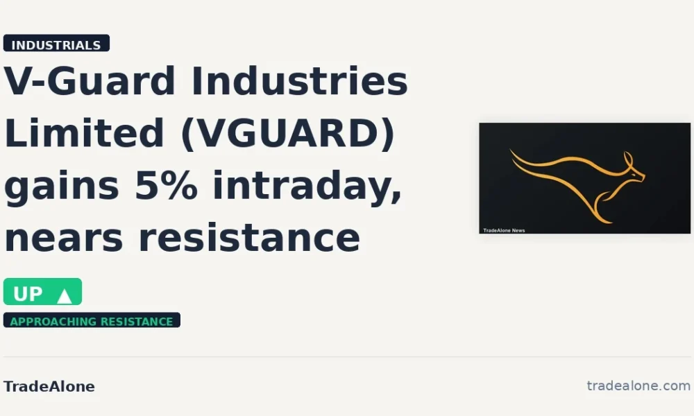 V-Guard Industries Limited VGUARD gains 5% intraday