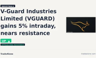 V-Guard Industries Limited VGUARD gains 5% intraday