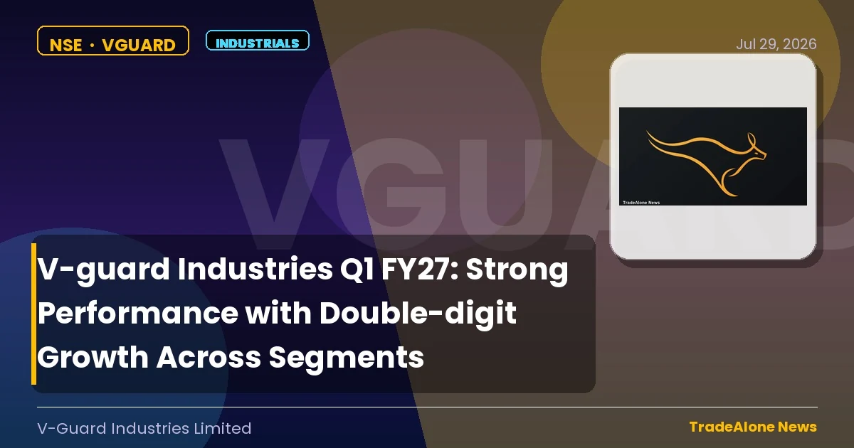 V-guard Industries Vguard Q1 FY27 Results