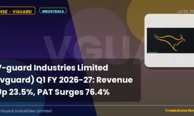 V-guard Industries Limited Vguard Q1 Fy2026-27 Results