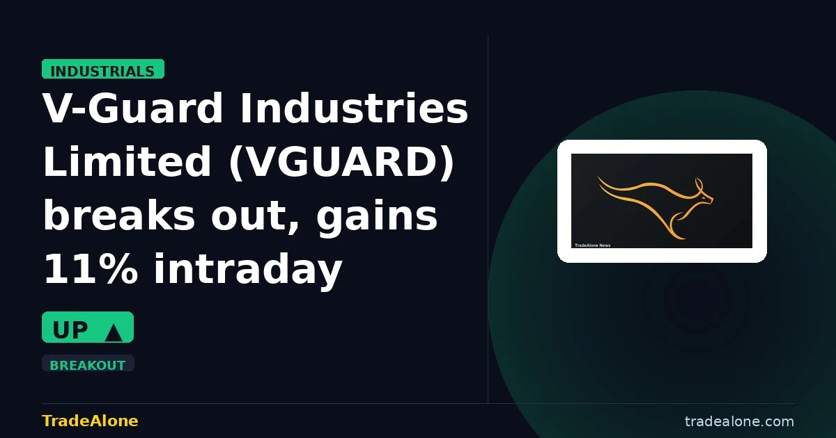 V-Guard Industries Limited VGUARD breakout