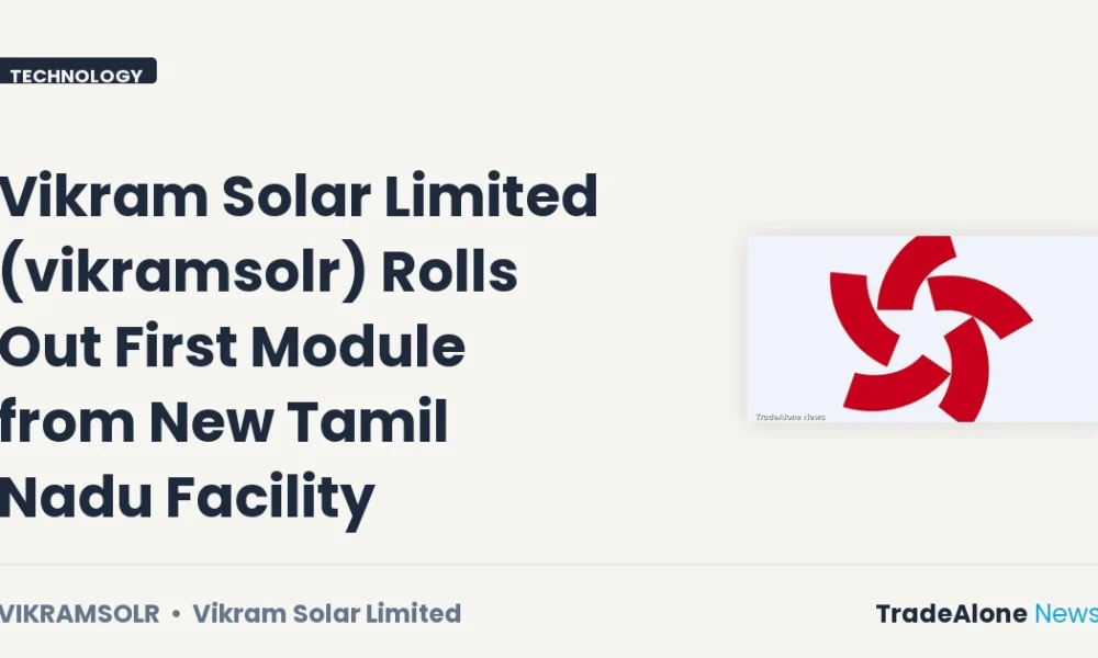 Vikram Solar Limited Vikramsolr New Tamil Nadu Facility