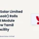 Vikram Solar Limited Vikramsolr New Tamil Nadu Facility
