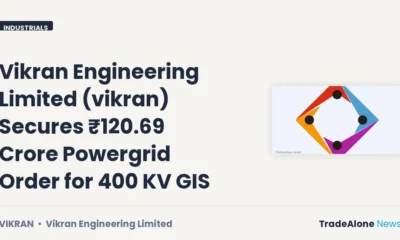 Vikran Engineering Limited Vikran Secures ₹120.69 Crore Powergrid Order