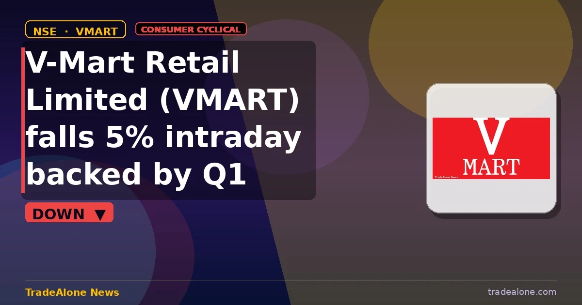 V-Mart Retail Limited VMART Q1 FY'27 results
