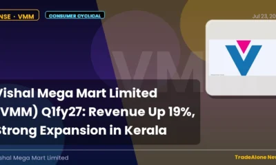 Vishal Mega Mart Limited VMM Q1fy27 Results