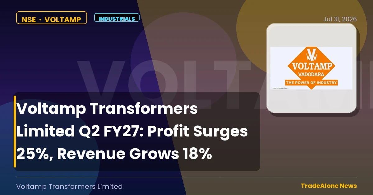 Voltamp Transformers Limited Voltamp Q2 FY27 Results