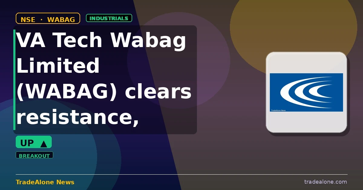 VA Tech Wabag Limited WABAG clears resistance