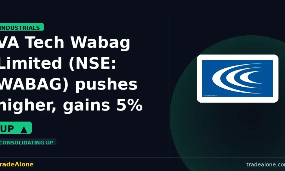 VA Tech Wabag Limited WABAG pushes higher