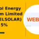 Websol Energy System Limited WEBELSOLAR gains 5% intraday