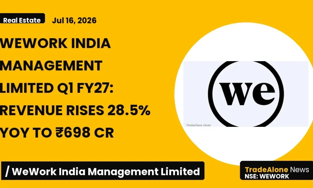 Wework India Management Limited Wework Q1 FY27 Results