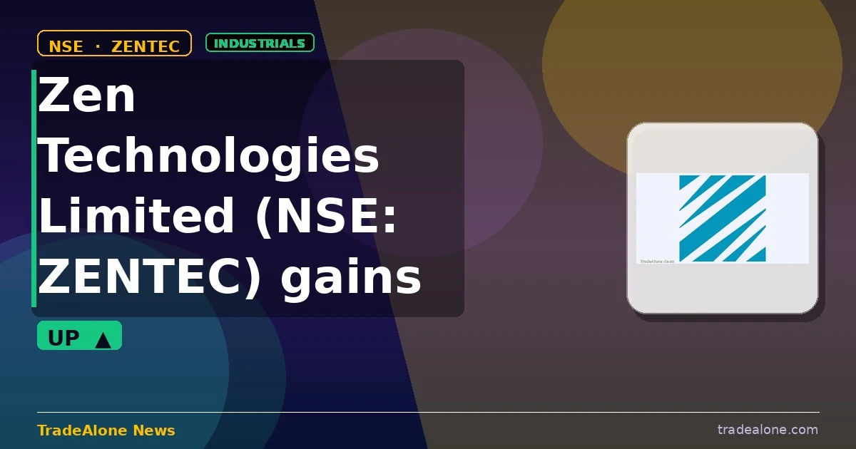 Zen Technologies Limited ZENTEC gains 5% intraday