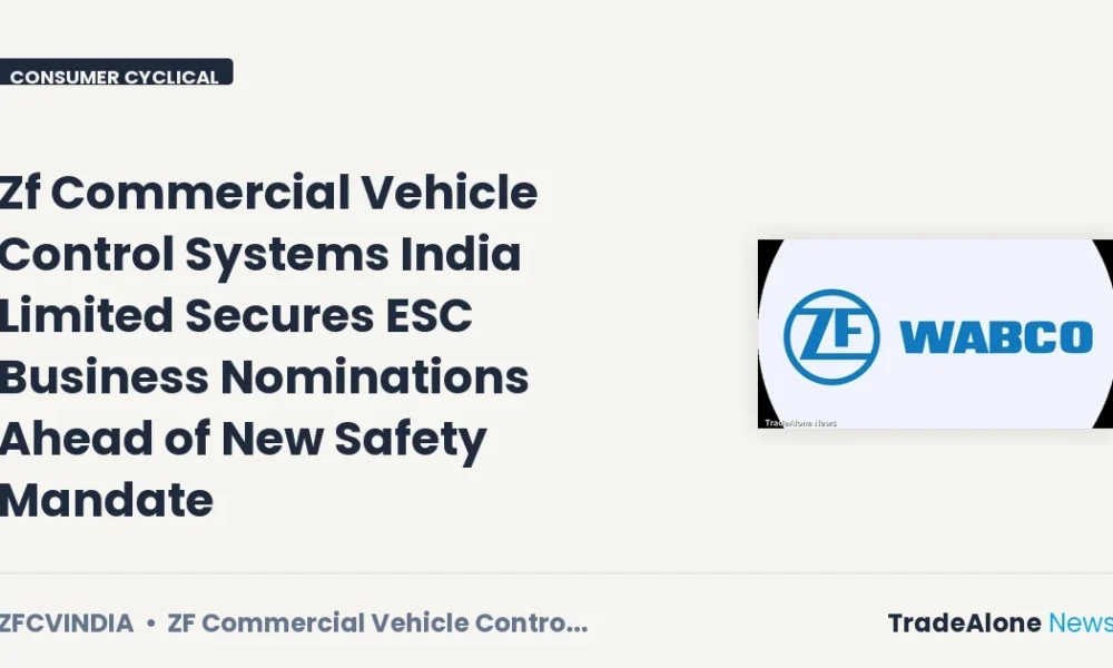 Zf Commercial Vehicle Control Systems India Limited Q3 2027 Nominations
