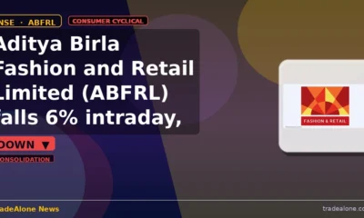 Aditya Birla Fashion and Retail Limited ABFRL trendline consolidation