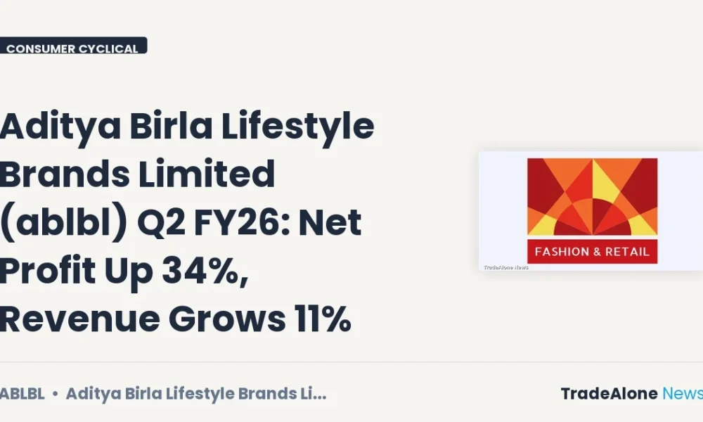 Aditya Birla Lifestyle Brands Limited ABLBL Q2 FY26 Results