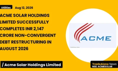 Acme Solar Holdings Limited Acmesolar August 2026 Debt Restructuring