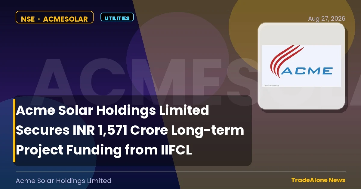 Acme Solar Holdings Limited Acmesolar Q3 FY26 Results