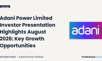 Adani Power Limited Adanipower August 2026 Investor Presentation