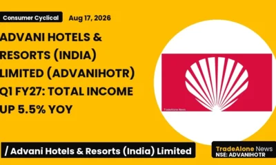 Advani Hotels & Resorts (india) Limited Advanihotr Q1 FY27 Results