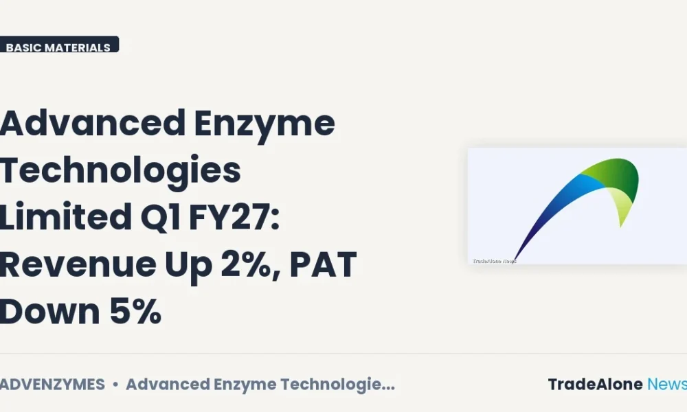 Advanced Enzyme Technologies Limited Advenzymes Q1 FY27 Results