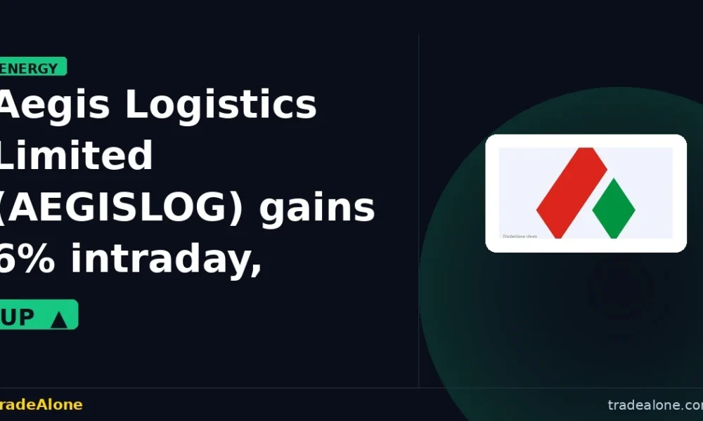 Aegis Logistics Limited AEGISLOG gains 6% intraday