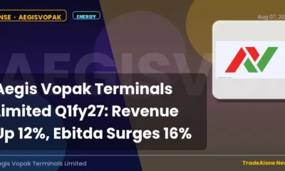 Aegis Vopak Terminals Limited Q1fy27 Results