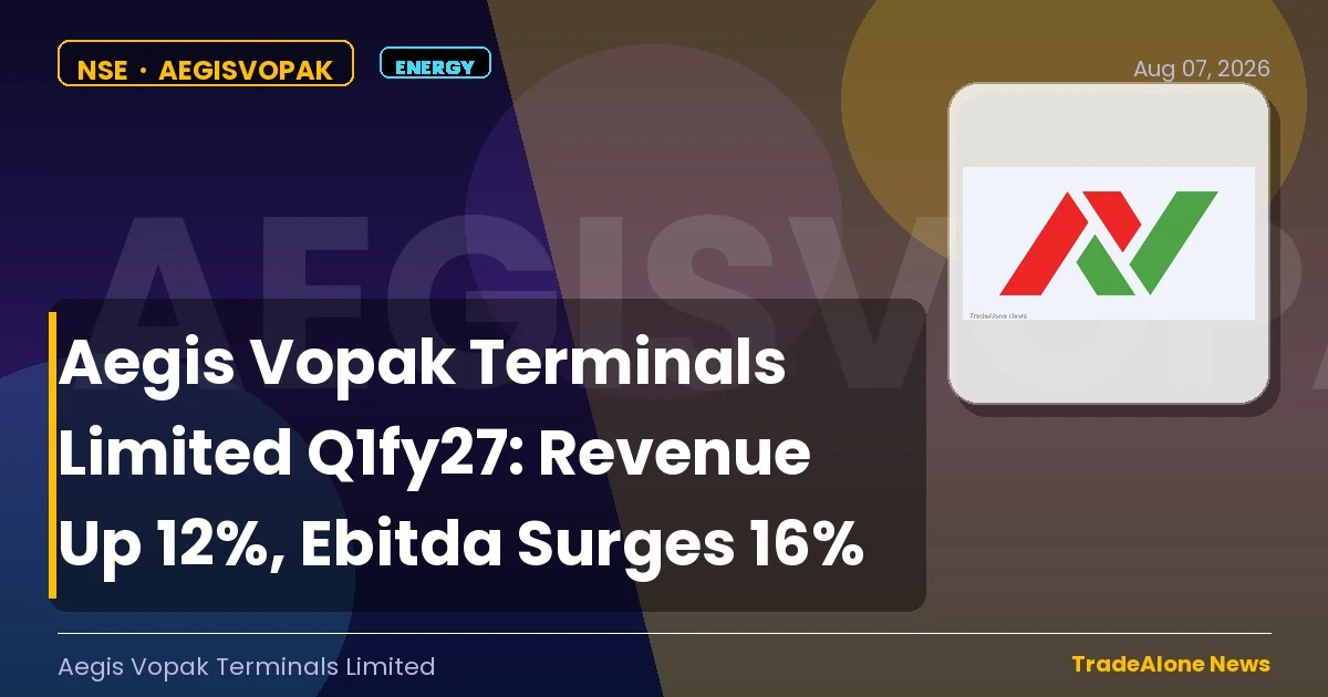 Aegis Vopak Terminals Limited Q1fy27 Results