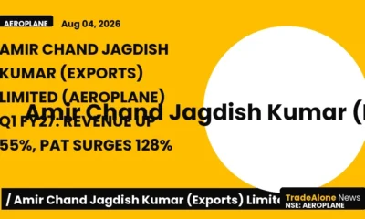Amir Chand Jagdish Kumar (exports) Limited Aeroplane Q1 FY27 Results