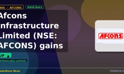 Afcons Infrastructure Limited AFCONS gains 5% intraday