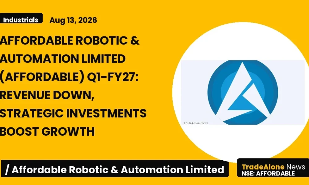 Affordable Robotic & Automation Limited Q1 FY27 Results
